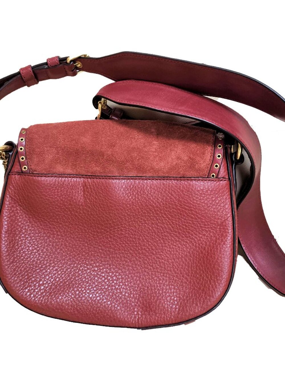 Michael Kors Brooklyn Studded Suede Crossbody inc. dust bag - new w/o tags. - Picture 3 of 4